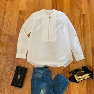 Michael Kors white long sleeves